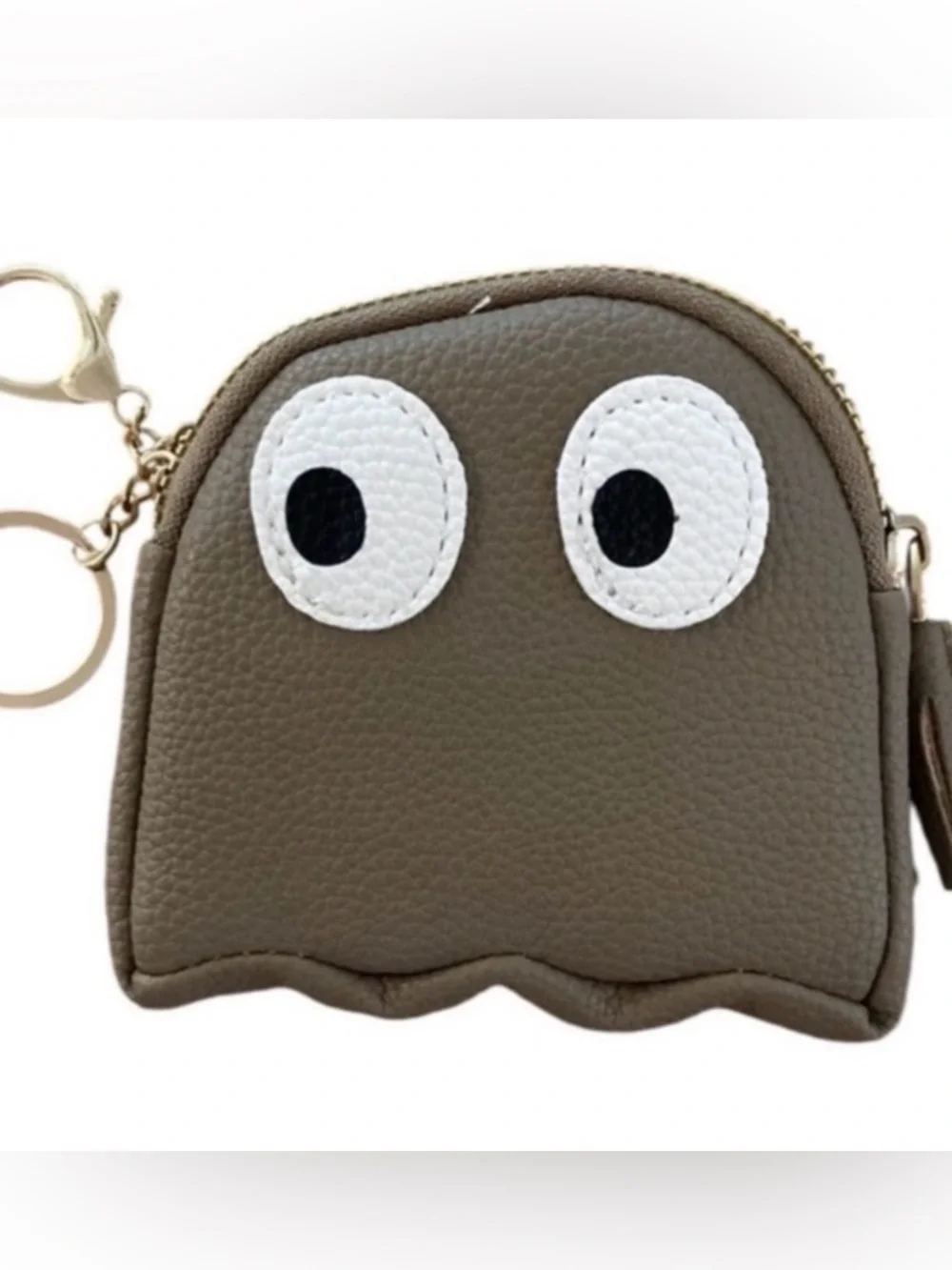 PacMan ghost coin purse keychain ID holder NEW retro video game vibes